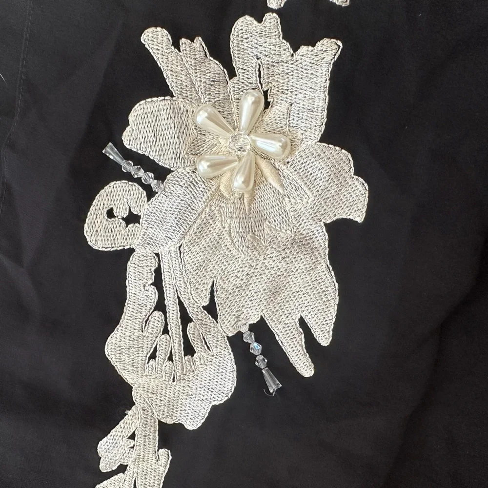 Black Silk Shawl